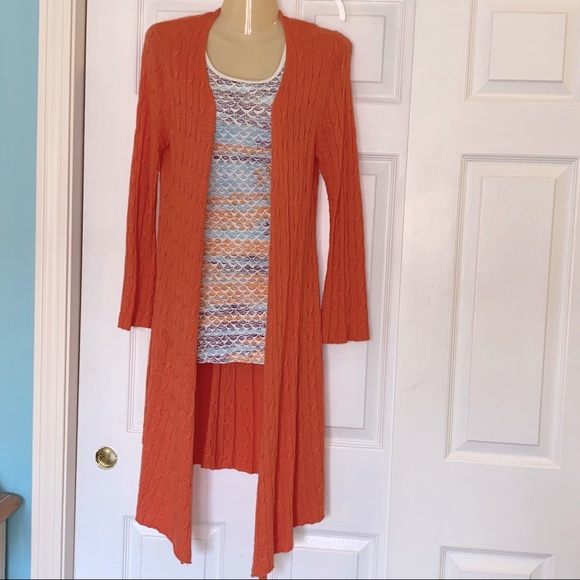 Ann Taylor Loft duster cardigan Sz Small Petite - Picture 1 of 7